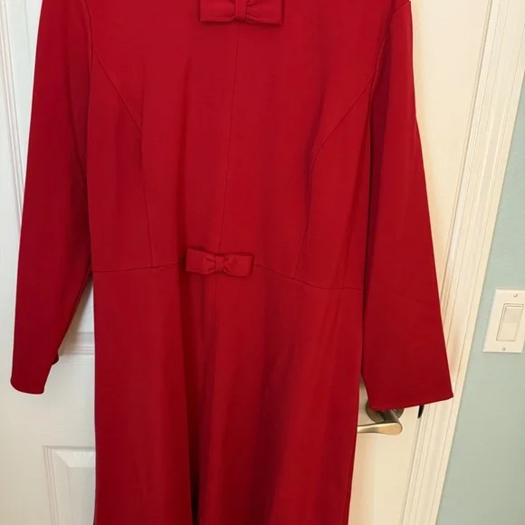 NWT Draper James Long-Sleeved Sadie Shift Dress in Ponte - Picture 4 of 7